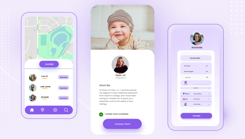 Major Features of Babysitting & Nanny Finder App Development